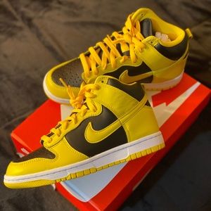 Nike Dunk High Black Varsity Maíze